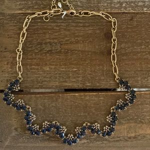 JCREW navy necklace